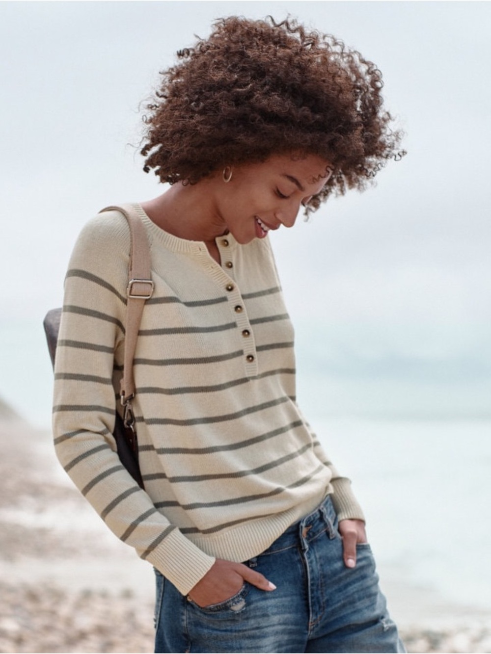 Garnet Hill Sandbar Linen & Organic
Cotton Sweater